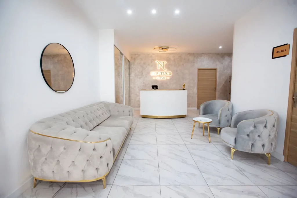 une image montrant l'interieur de la clinique de médecine esthétique niptuck